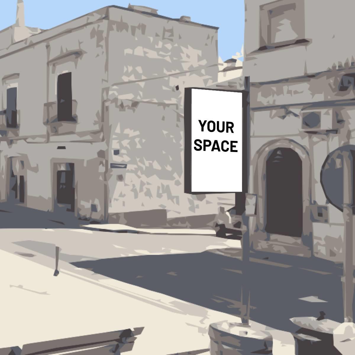 SPAZIO PUBBLICITARIO 70 x 100 (MARTINA FRANCA) Dal 01/11/2026 al 28/04/2029 910 giorni